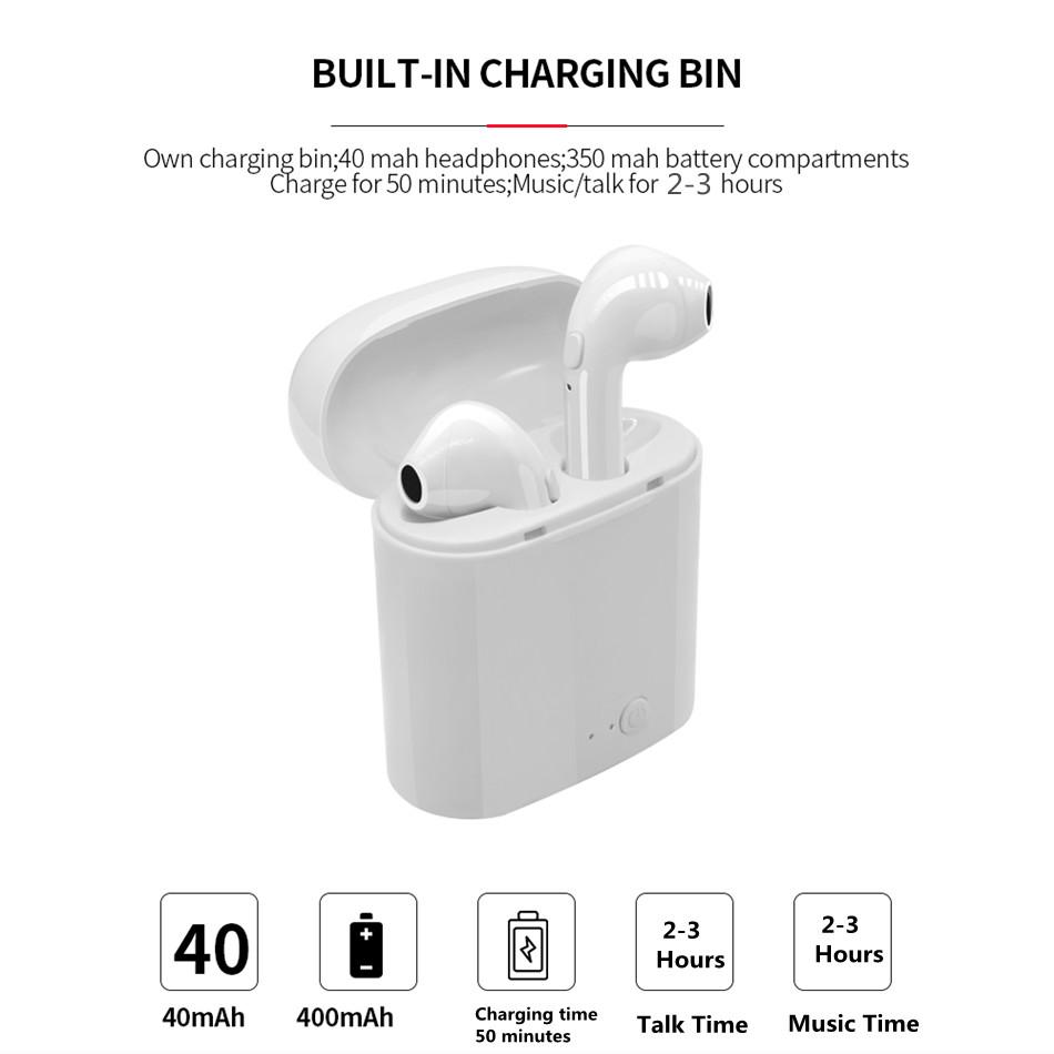 EARPHONE HEADSET WITH CHARGING BOX