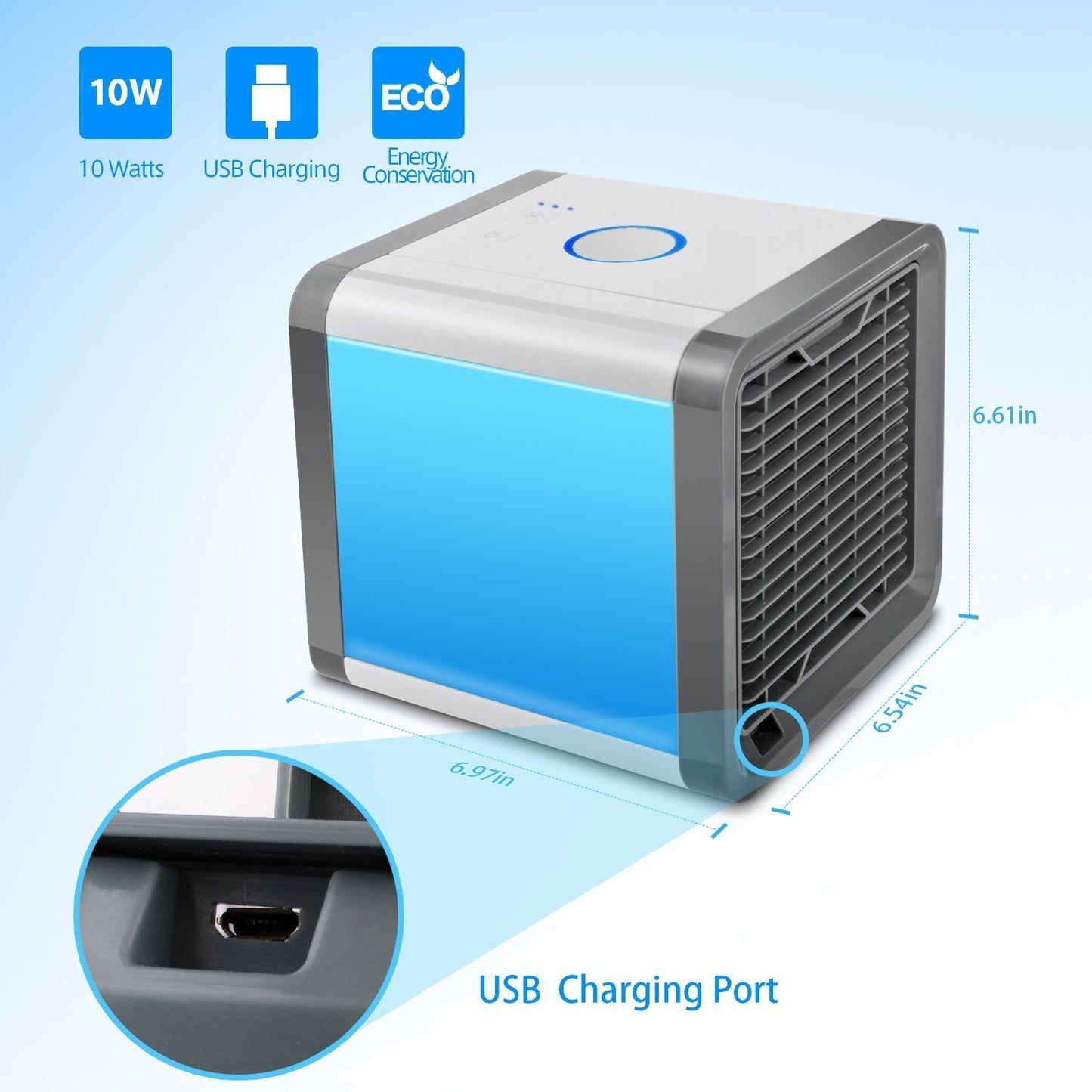 Portable Water-cooled Air Conditioner - Rechargeable