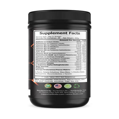 Fitolix Next Level pre workout (Fruit Punch)