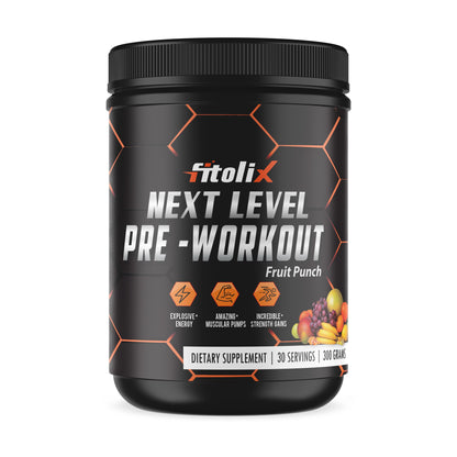 Fitolix Next Level pre workout (Fruit Punch)