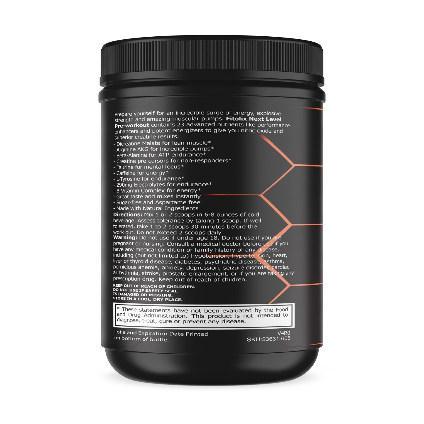 Fitolix Next Level pre workout (Fruit Punch)