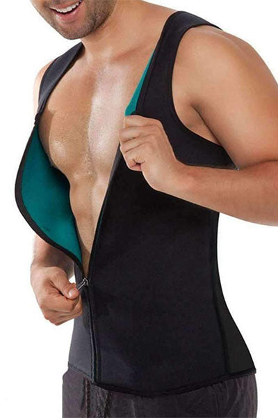 FITOLIX MEN'S ZIPPER NEOPRENE SAUNA VEST