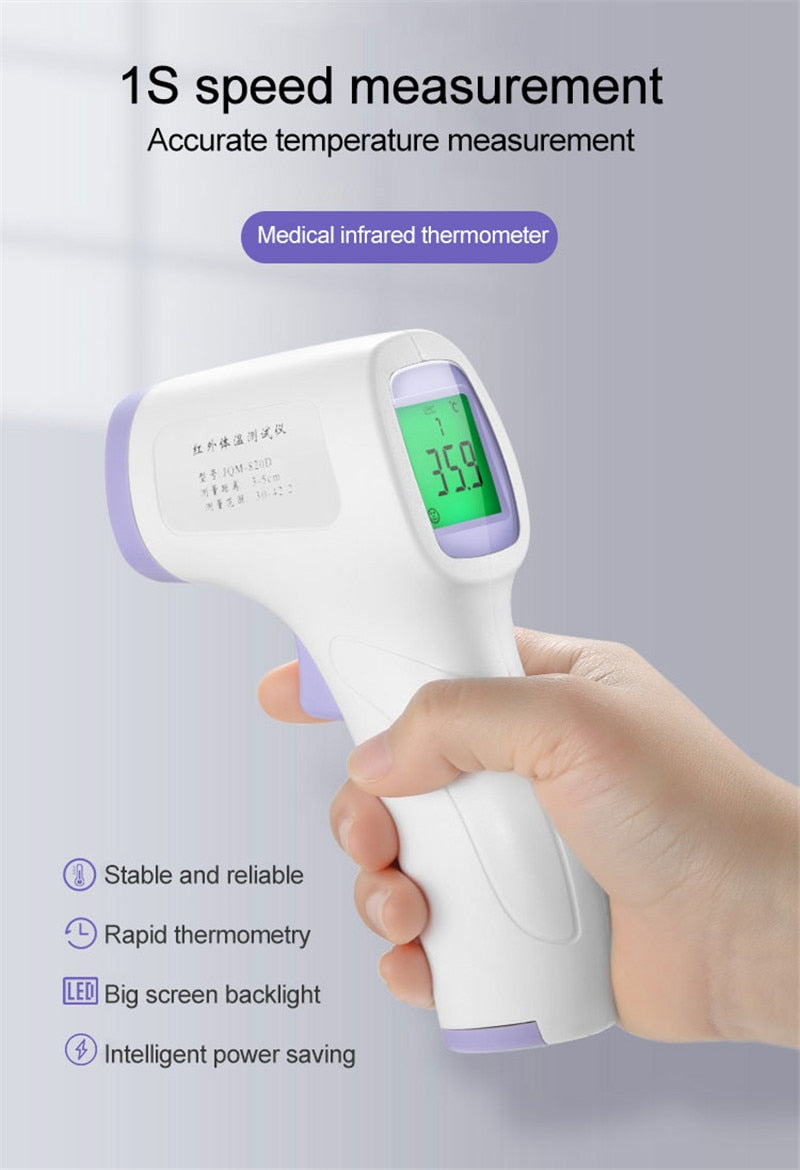 No Touch IR Digital Forehead Thermometer For Adults or Kids