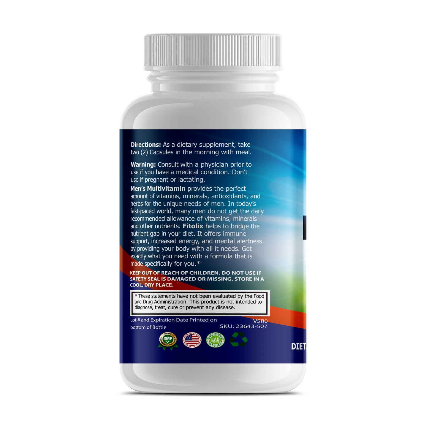 Men's Daily Multivitamin Supplement