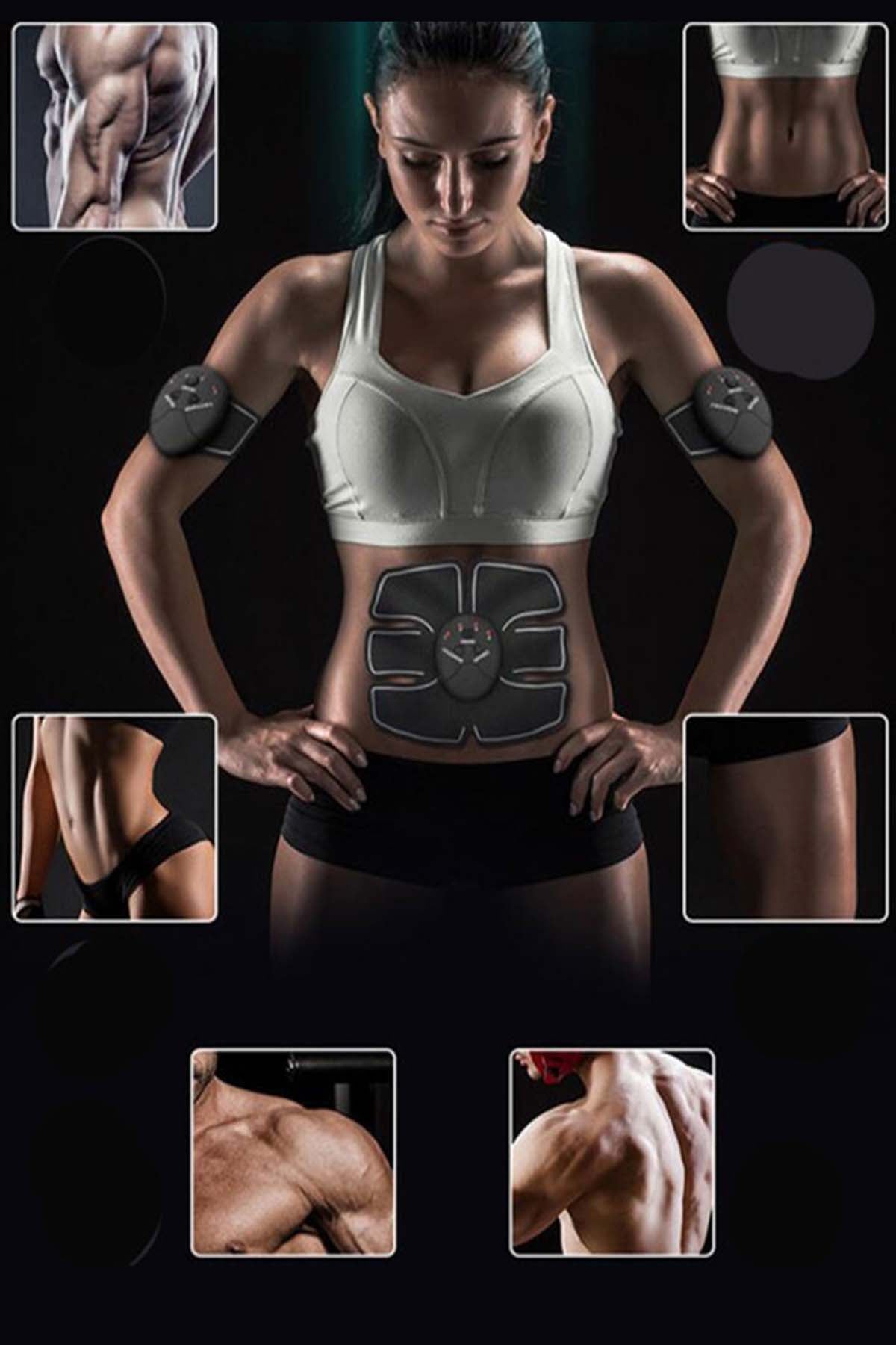 #1 Ultimate Abs Stimulator - EMS ABS Trainer Fit Abdomen/Arm/Leg Training