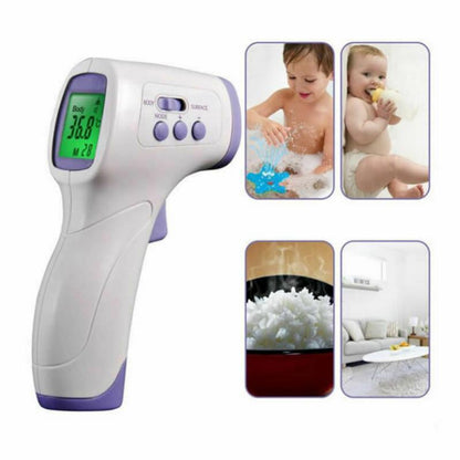 In Stock Touch Free Infrared Forehead Thermometer - For Adults and Kids