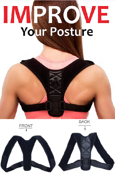 Deluxe Adjustable Clavicle And Shoulder Posture Corrector Brace